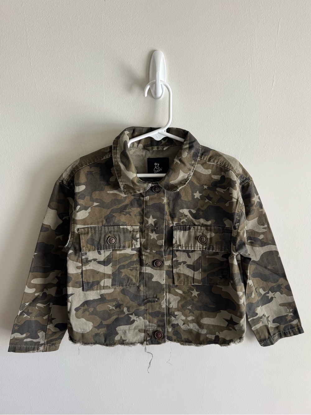 Art Class Girls’ Camo Lightweight Jacket